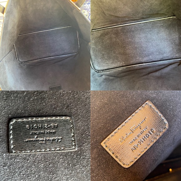 SOLD Salvatore Ferragamo Gancini Leather Tote - Picture 13 of 14